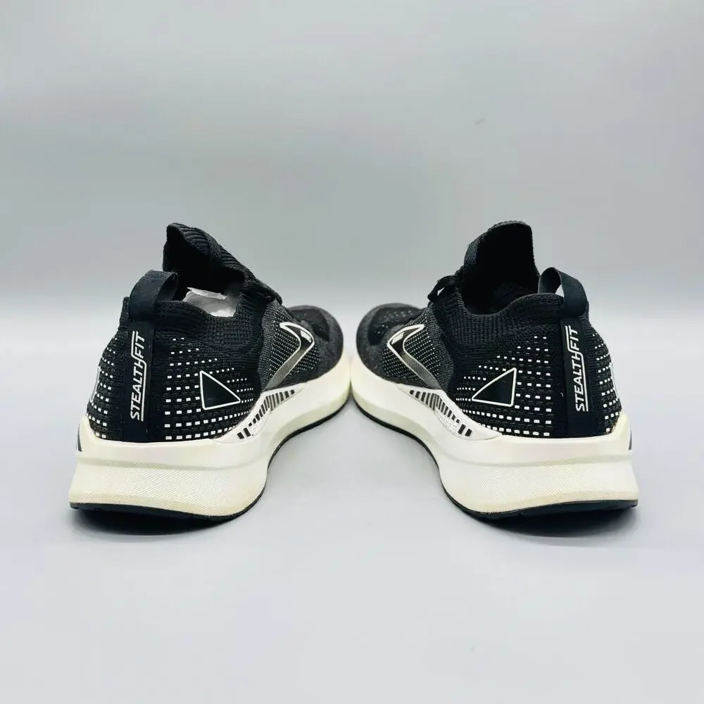 Brooks Shoes Womens 12 Black Levitate GTS 5 StealthFit Running Athletic Sneakers